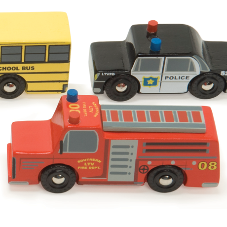 Le Toy Van dřevěná autíčka New York 6ks