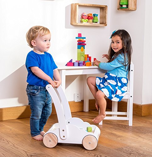 Le Toy Van dřevěný vozík s duhovými kostkami