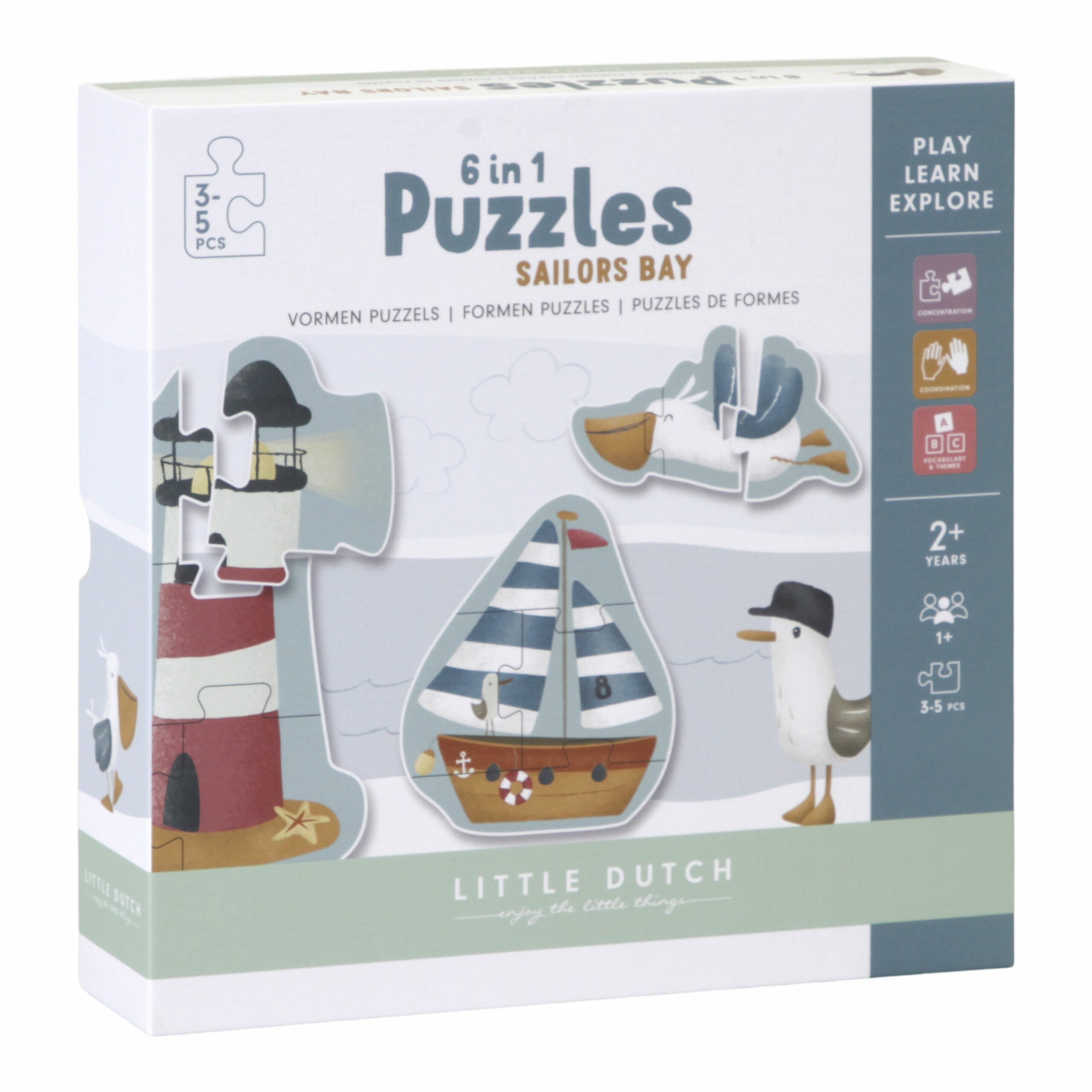 Little Dutch puzzle Námořnický záliv 6v1