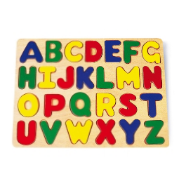 Dřevěné puzzle - písmenka