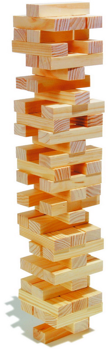 Dřevěná hra Jenga natur