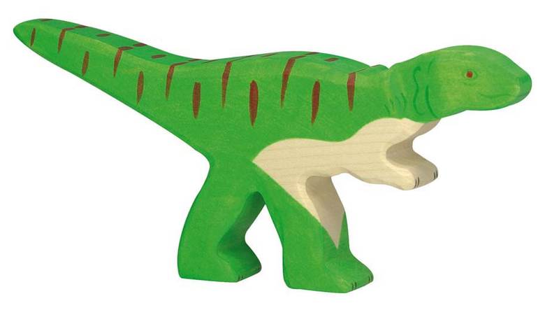 Allosaurus - dřevěná vyřezávaná hračka