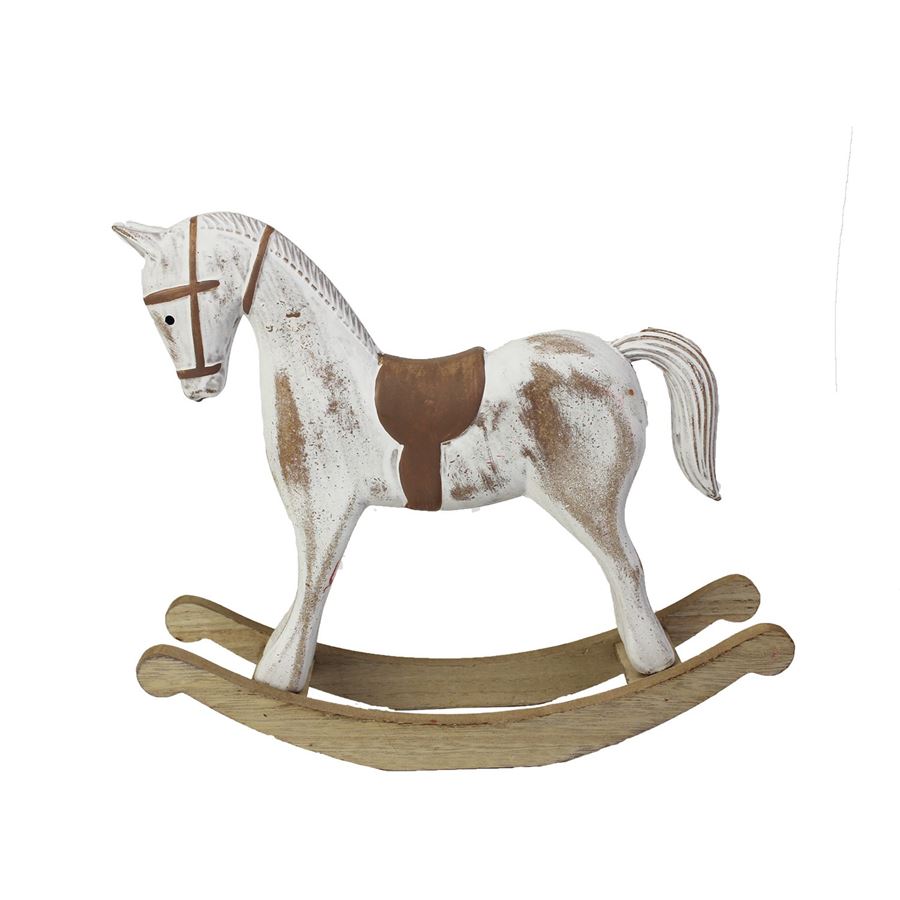 Dřevěný houpací koník 23cm