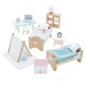 Le Toy Van dřevěný nábytek do domečků - dětský pokoj