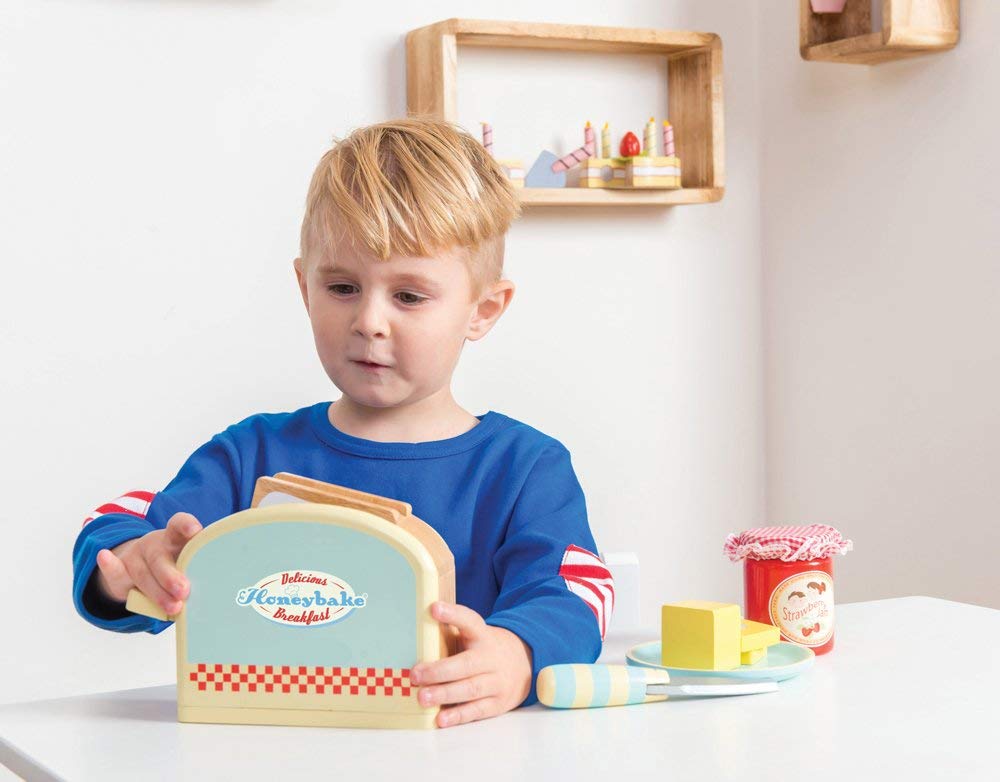 Le Toy Van dřevěný toaster s příslušenstvím
