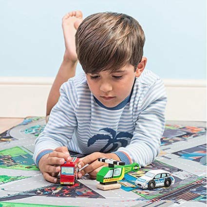 Le Toy Van dřevěný set autíček Záchranáři