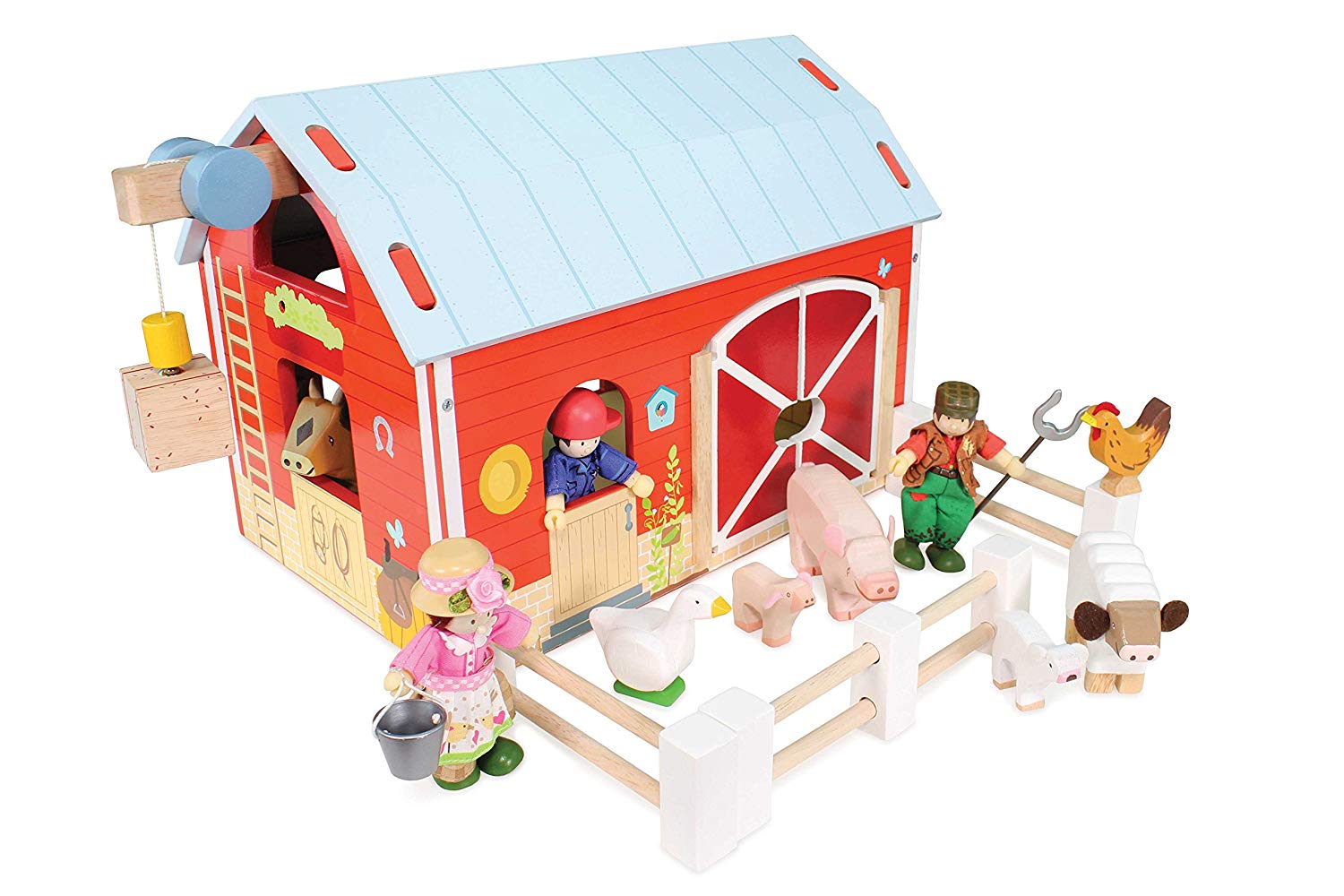 Le Toy Van dřevěná stodola červená