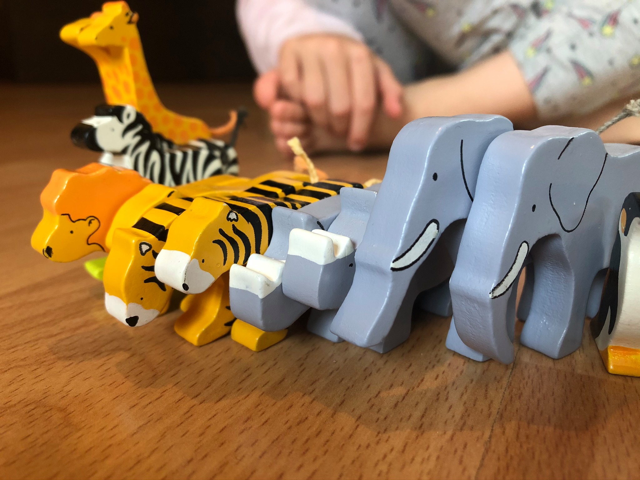 Goki Dřevěná zvířátka ze ZOO, 20ks