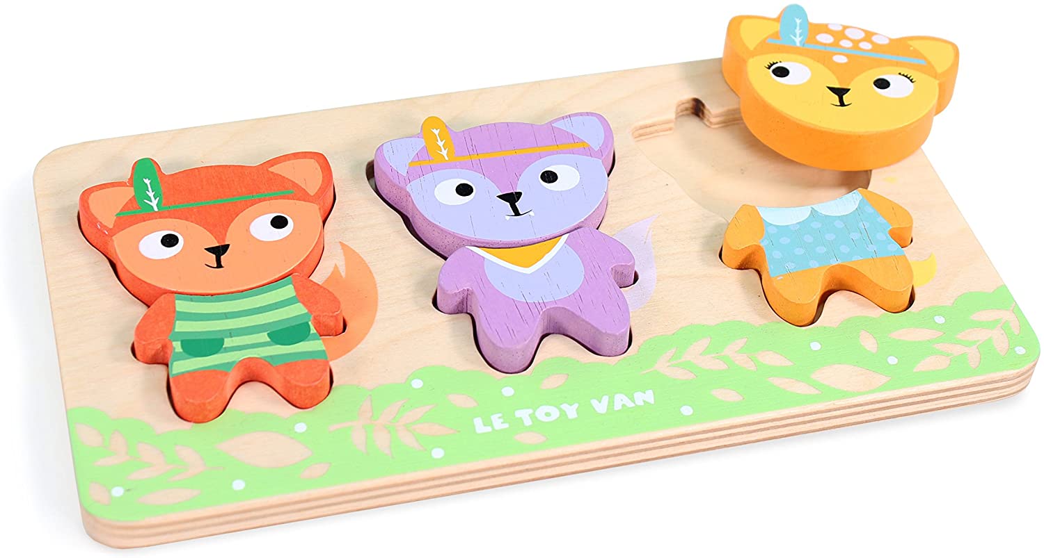 Le Toy Van dřevěné vkládací puzzle
