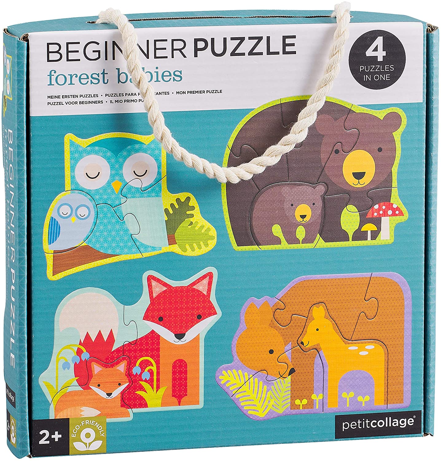 Petitcollage První puzzle lesní zvířátka