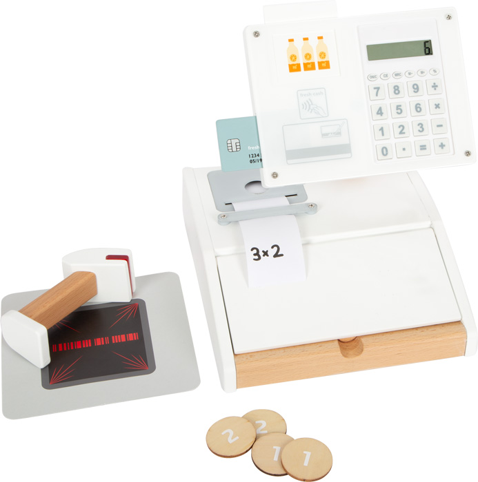 Dřevěná dětská registrační pokladna Fresh