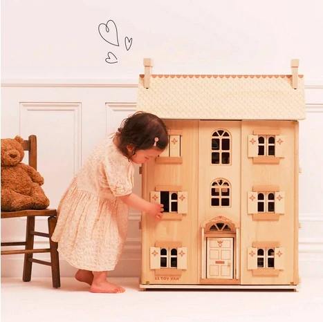 Le Toy Van dřevěný domeček pro panenky - Přirodní dřevo