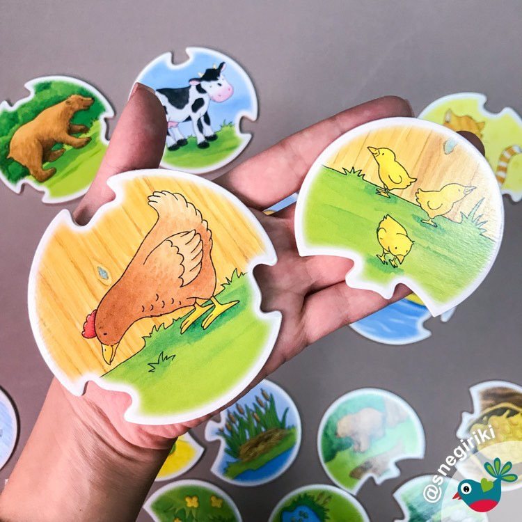 Goki Puzzle přiřazovací hra zvířátka
