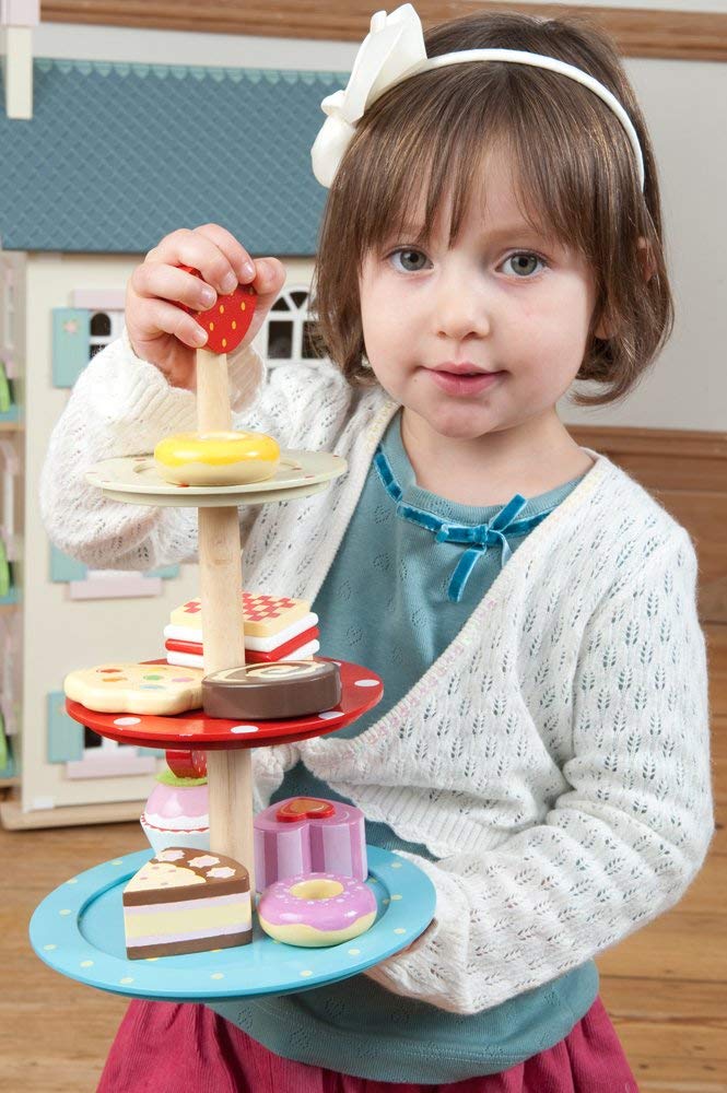 Le Toy Van dřevěný patrový podnos s cukrovinkami - Le Toy Van