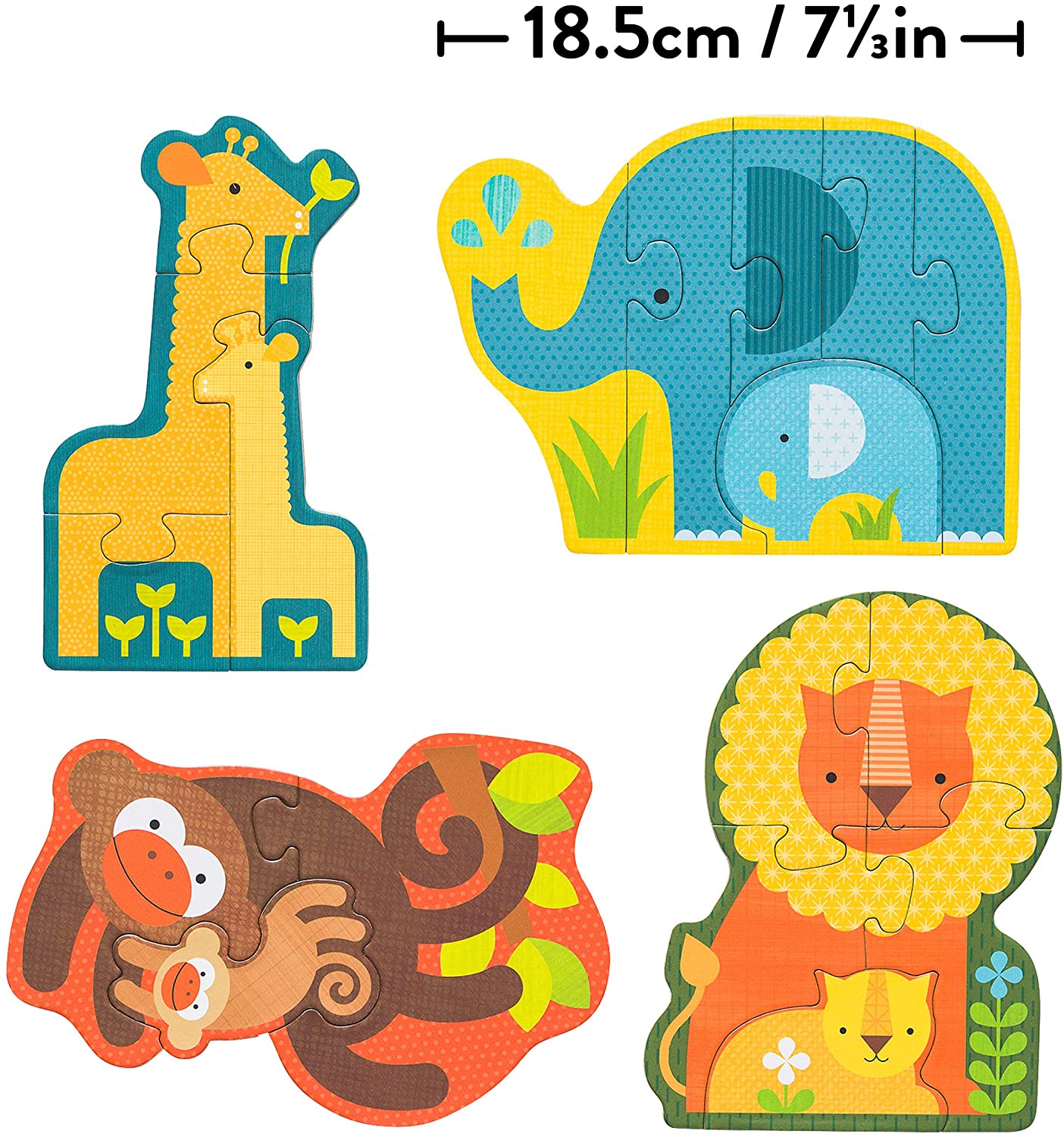 Petitcollage První puzzle mláďata safari