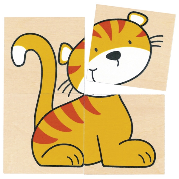 Goki Puzzle a pexeso divoká zvířátka