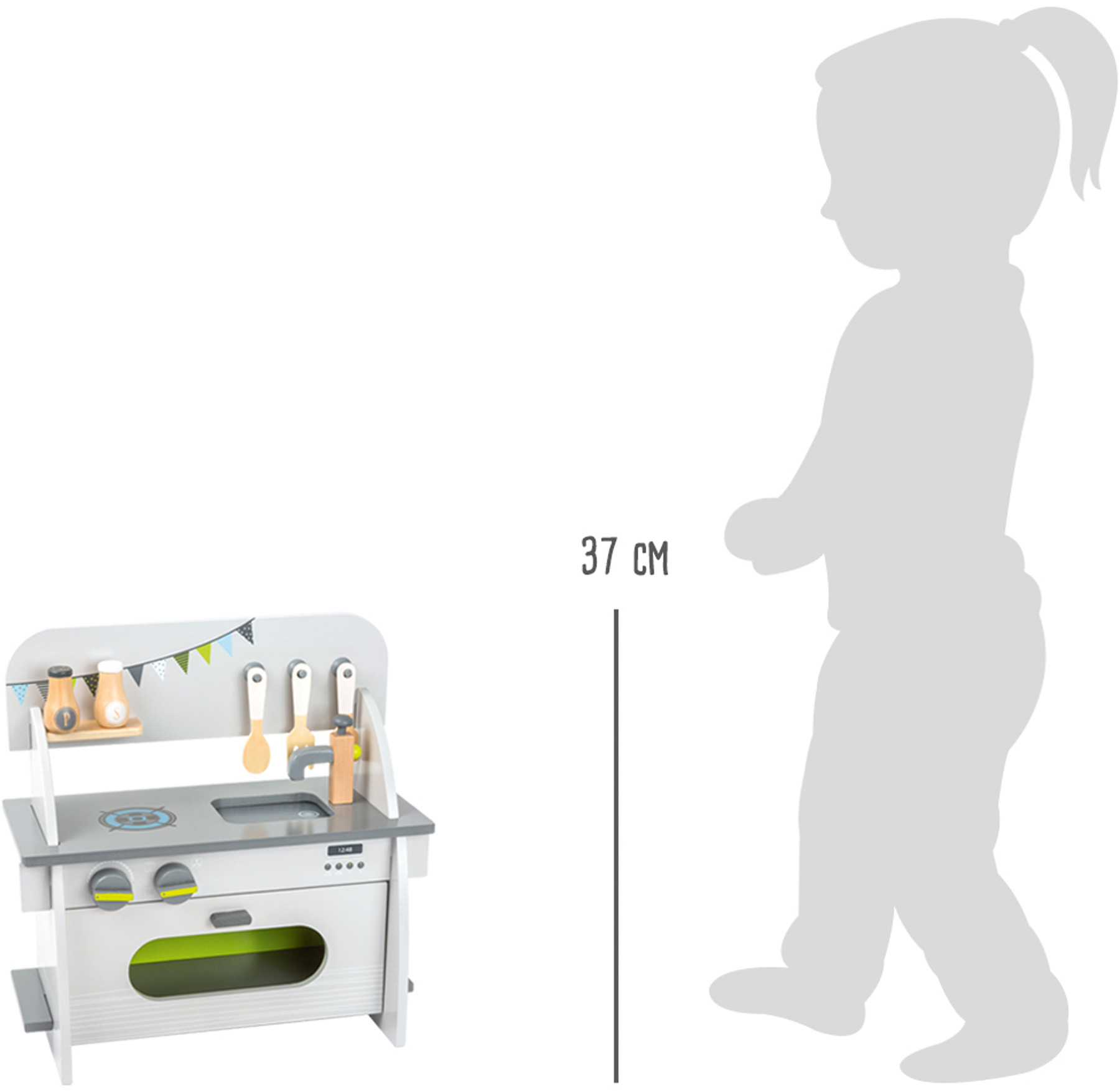 Dětská dřevěná kuchyňka Compact mini