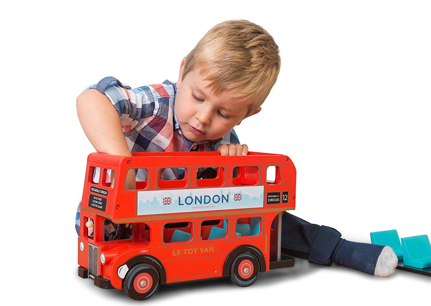 Le Toy Van dřevěný autobus London