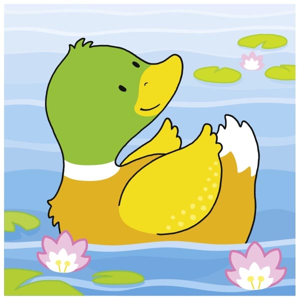 Goki Dřevěné obrázkové kostky zvířátka