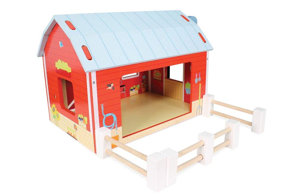 Le Toy Van dřevěná stodola červená