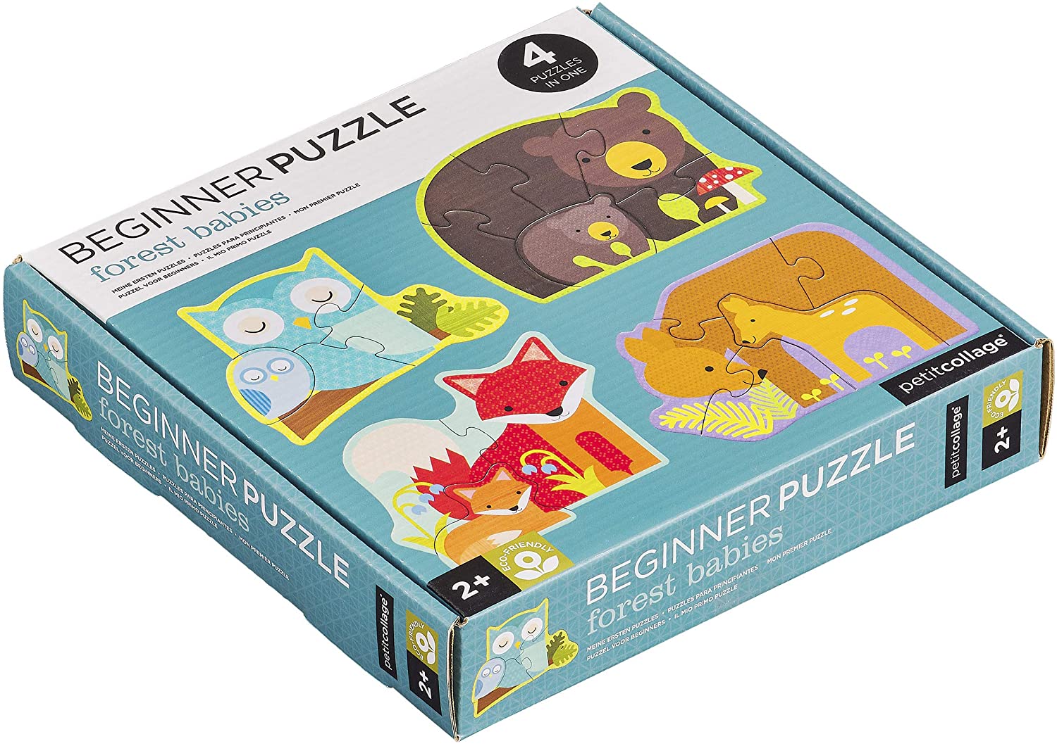 Petitcollage První puzzle lesní zvířátka