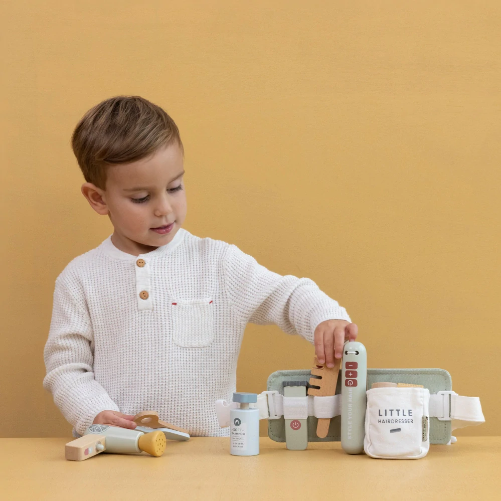 Little Dutch dřevěný kadeřnický set