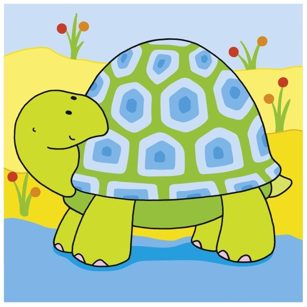 Goki Dřevěné obrázkové kostky zvířátka