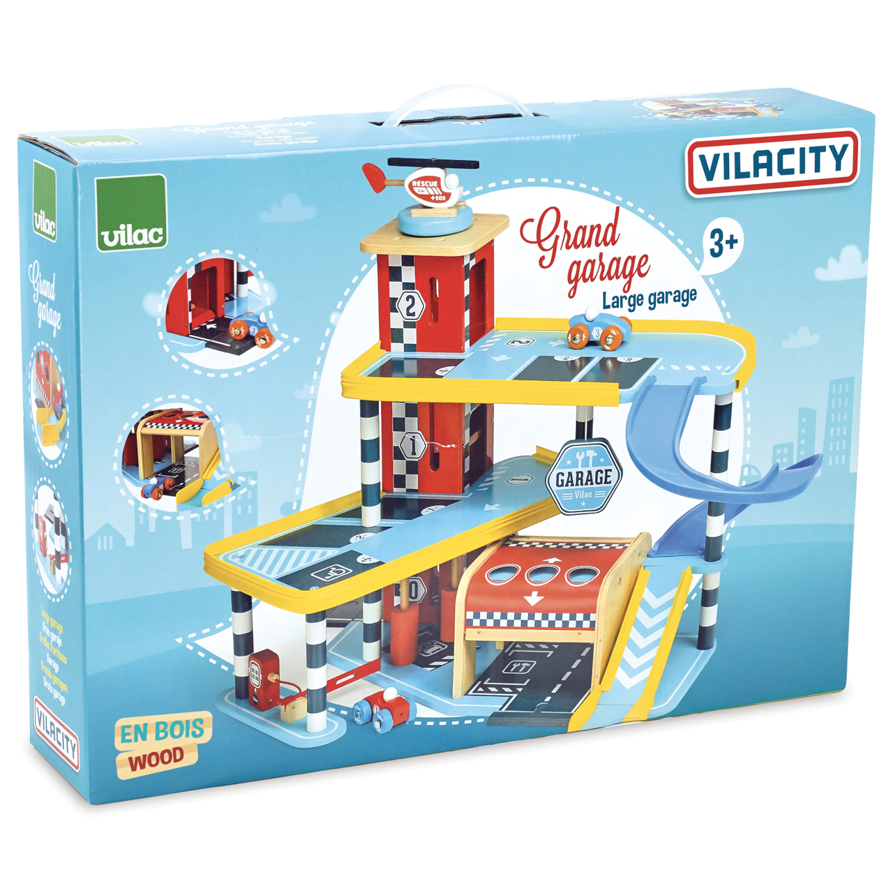 Vilac dřevěná Garáž Vilacity