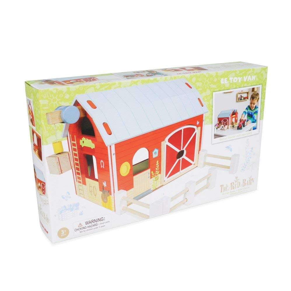 Le Toy Van dřevěná stodola červená