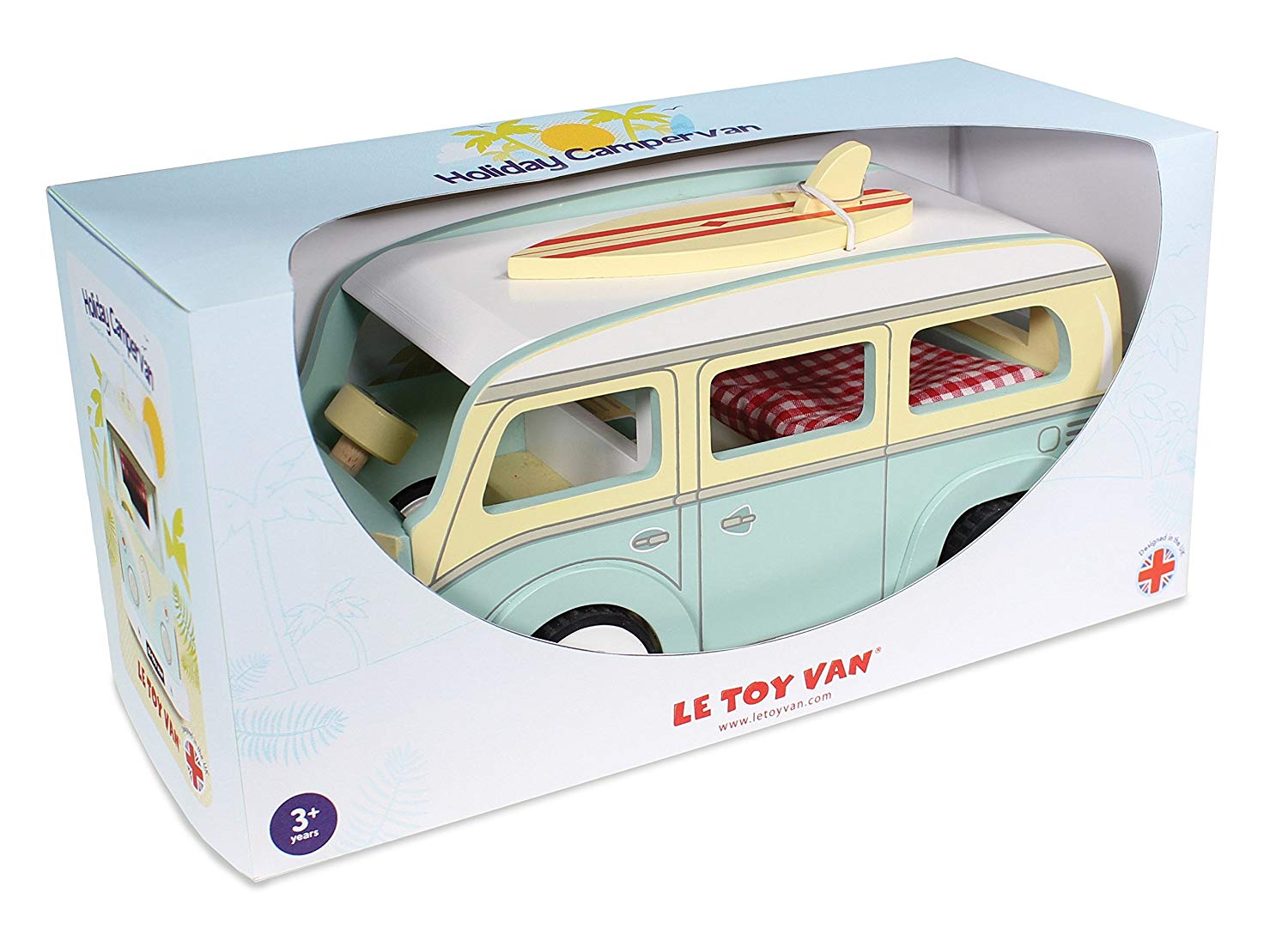 Le Toy Van dřevěný autokaravan retro