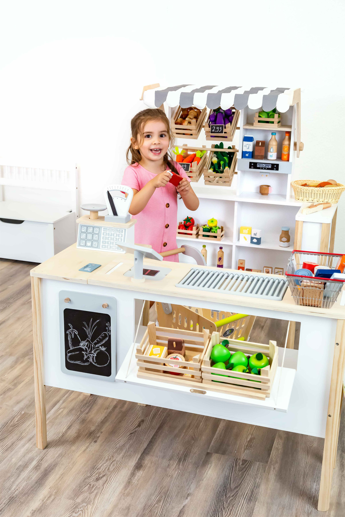 Dřevěný multifunkční stánek Fresh 